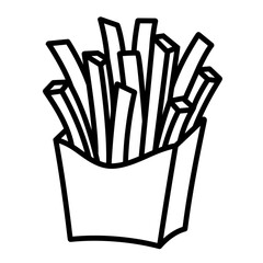 감자튀김 아이콘