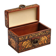 treasure chest isolated on white isolated on transparent background png