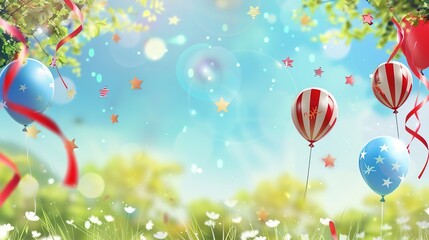 Memorial Day Decoration Background: With Grief as the Rhyme, Adorning the Solemn Scene Filled with Commemorative Sentiments and Intricate Details