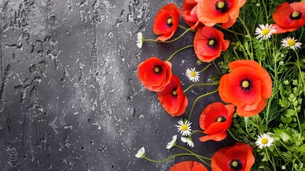 Memorial Day Decoration Background: With Grief as the Rhyme, Adorning the Solemn Scene Filled with Commemorative Sentiments and Intricate Details