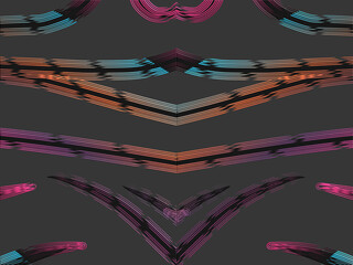 luxury traditional Indonesian Dayak batik design with aesthetic gradient background 