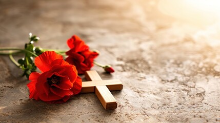 Memorial Day Decoration Background: With Grief as the Rhyme, Adorning the Solemn Scene Filled with Commemorative Sentiments and Intricate Details