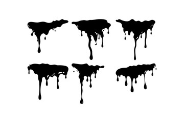 Dripping Liquid Splatters Design, dripping ink designs, Abstract Vector Design