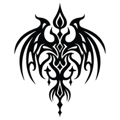 tribal tatto vector design