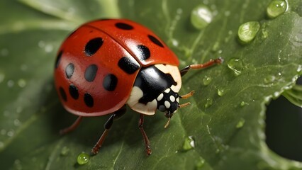 close up ladybug