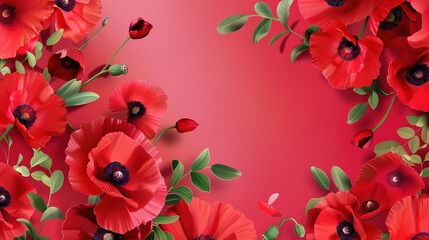 Memorial Day Decoration Background: With Grief as the Rhyme, Adorning the Solemn Scene Filled with Commemorative Sentiments and Intricate Details
