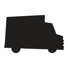 truck isolated on white