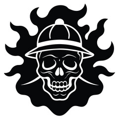 Detailed Black and White Illustration Featuring