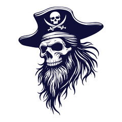 pirates tribal tatto vector design