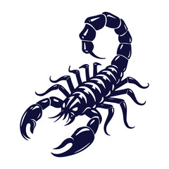 scorpion tribal tatto vector design
