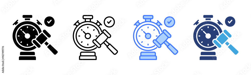 Poster Accountability icon sheet multiple style collection