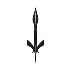 Spear Logo Vector Image Graphic