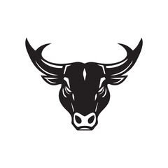 Bull Logo Vector Image Graphic