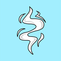 vector image of  smoke effect