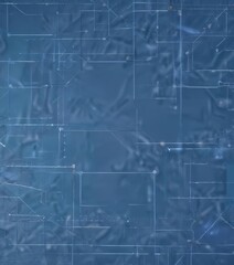 Abstract blueprint background, geometric shapes, technical lines, vibrant blue hues, blueprint, polygon, pattern