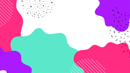 Colorful abstract background with shapes and patterns. Suitable for websites, social media graphics, and artistic projects needing vibrant designs.