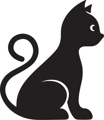  Cat simple icon. Vector ICON all icon Viktor