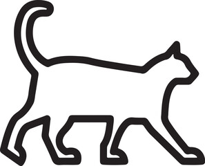  Cat simple icon. Vector ICON all icon Viktor