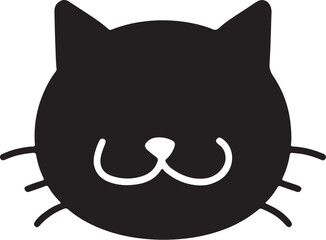  Cat simple icon. Vector ICON all icon Viktor