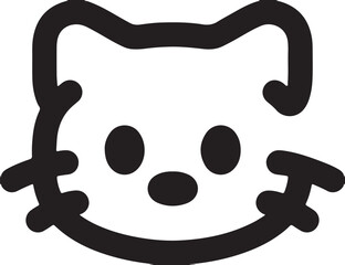  Cat simple icon. Vector ICON all icon Viktor