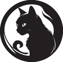  Cat simple icon. Vector ICON all icon Viktor