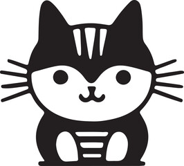 Cat   simple icon. Vector ICON all icon Viktor