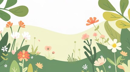 Spring Bank Holiday Natural Background: Spreading the Fresh, Cozy and Full - of - Vigor Scene of Spring Bank Holiday with Natural Phenomena