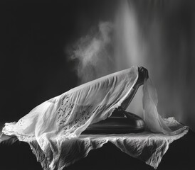 Enigmatic Still Life A Monochrome Study of Mystery and Subtlety in Smoke and Shadow