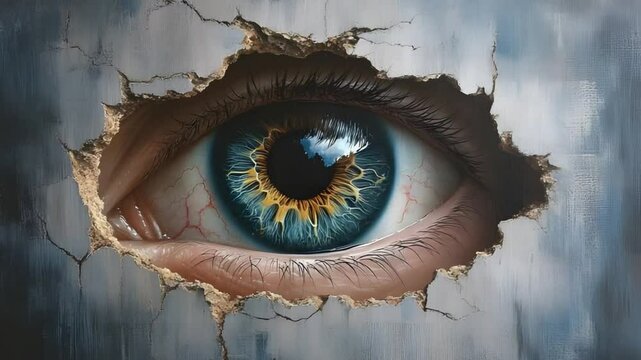 Eye Through the Hole &ndash; A Surreal Glimpse