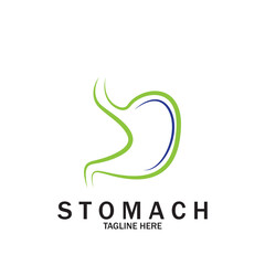 Stomach Logo vector illustration design creative Gastroenterology Healthy Logo element icon  Stomach healthcare icon vector template