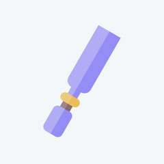 Icon Chisel. related to Repair Tools symbol. flat style. design editable