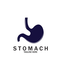 Stomach Logo vector illustration design creative Gastroenterology Healthy Logo element icon  Stomach healthcare icon vector template