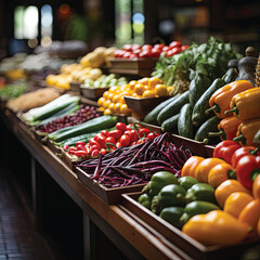 Fresh Produce on Stainless Steel Table.ep