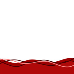 Abstract Red Elegant Line
