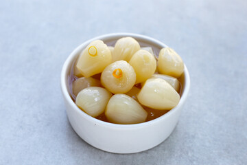 Pickled Scallion, Pickled Japanese leek bulbs