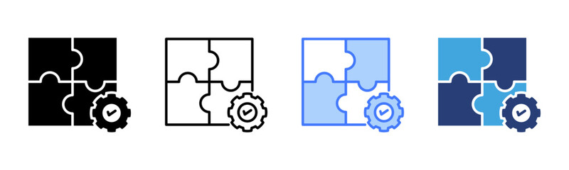 Complementary icon sheet multiple style collection