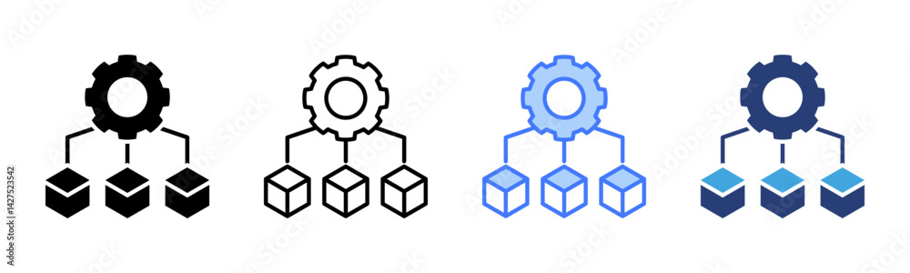 Poster Framework icon sheet multiple style collection