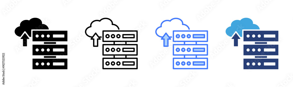 Poster Deployment icon sheet multiple style collection