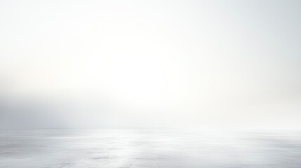 Obraz premium Serene light reflection vast horizon minimalist art pure white background tranquil atmosphere