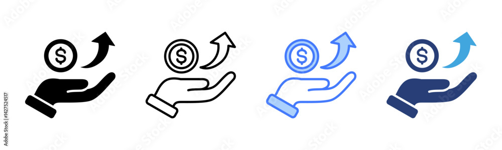 Poster Value icon sheet multiple style collection