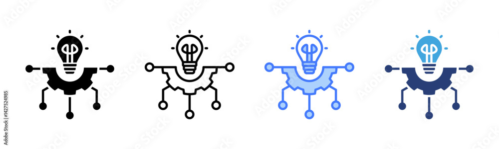 Poster Idea icon sheet multiple style collection