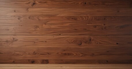 Fototapeta premium Rich dark wood grain background, subtle texture, warm beige & brown tones , natural, subtle