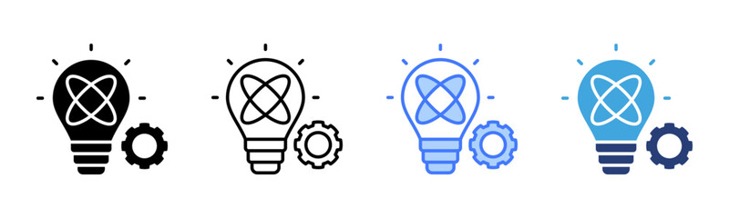 Innovation icon sheet multiple style collection