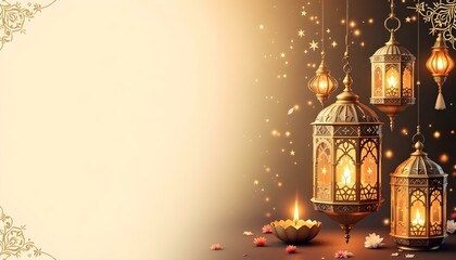 Obraz premium Design an Islamic, for Ramadhan or Eid celebration.