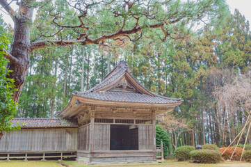 佐渡　牛尾神社能舞台