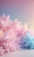Pastel dream, soft fuzzy gradient background in pink, blue, yellow, light, joyful
