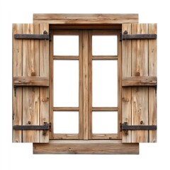 Open wooden window shutters © Erisna Yolanda