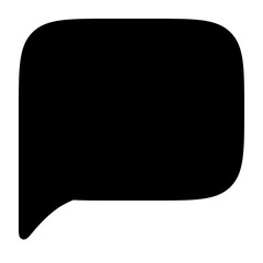 rounded speech bubble