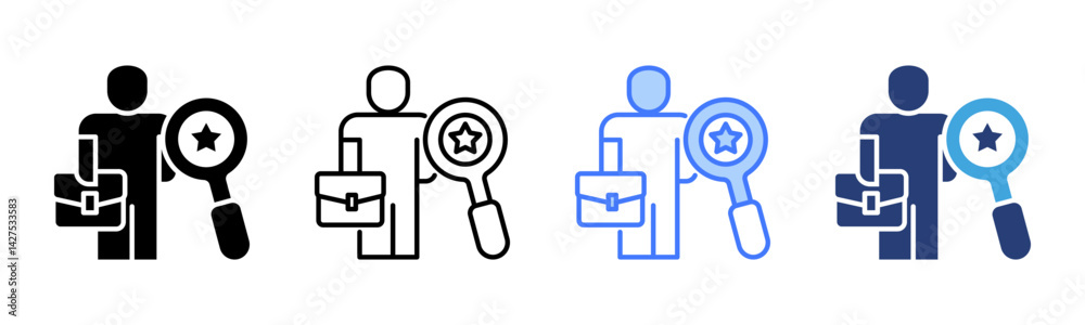 Aufkleber evaluation icon sheet multiple style collection