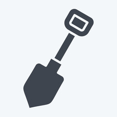 Icon Showel. related to Repair Tools symbol. glyph style. design editable